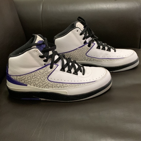 Air Jordan 2, Retro Concord. Size 9.5 - Picture 3 of 3